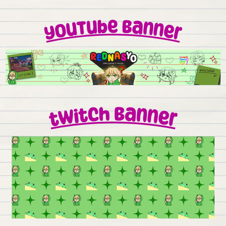 Rednasyo Fanmade Social Media Collaterals