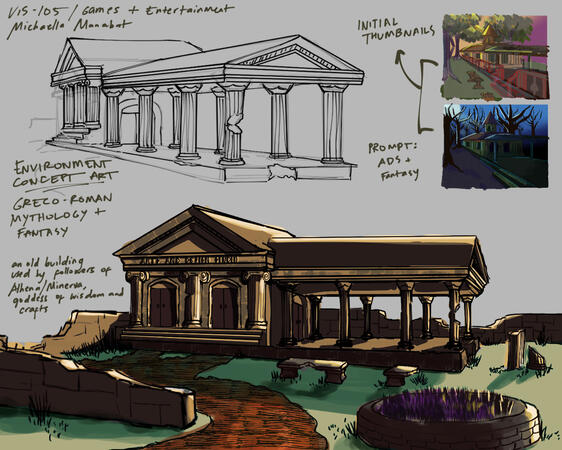 Arts and Design Studio - Fantasy Environment Concept Art